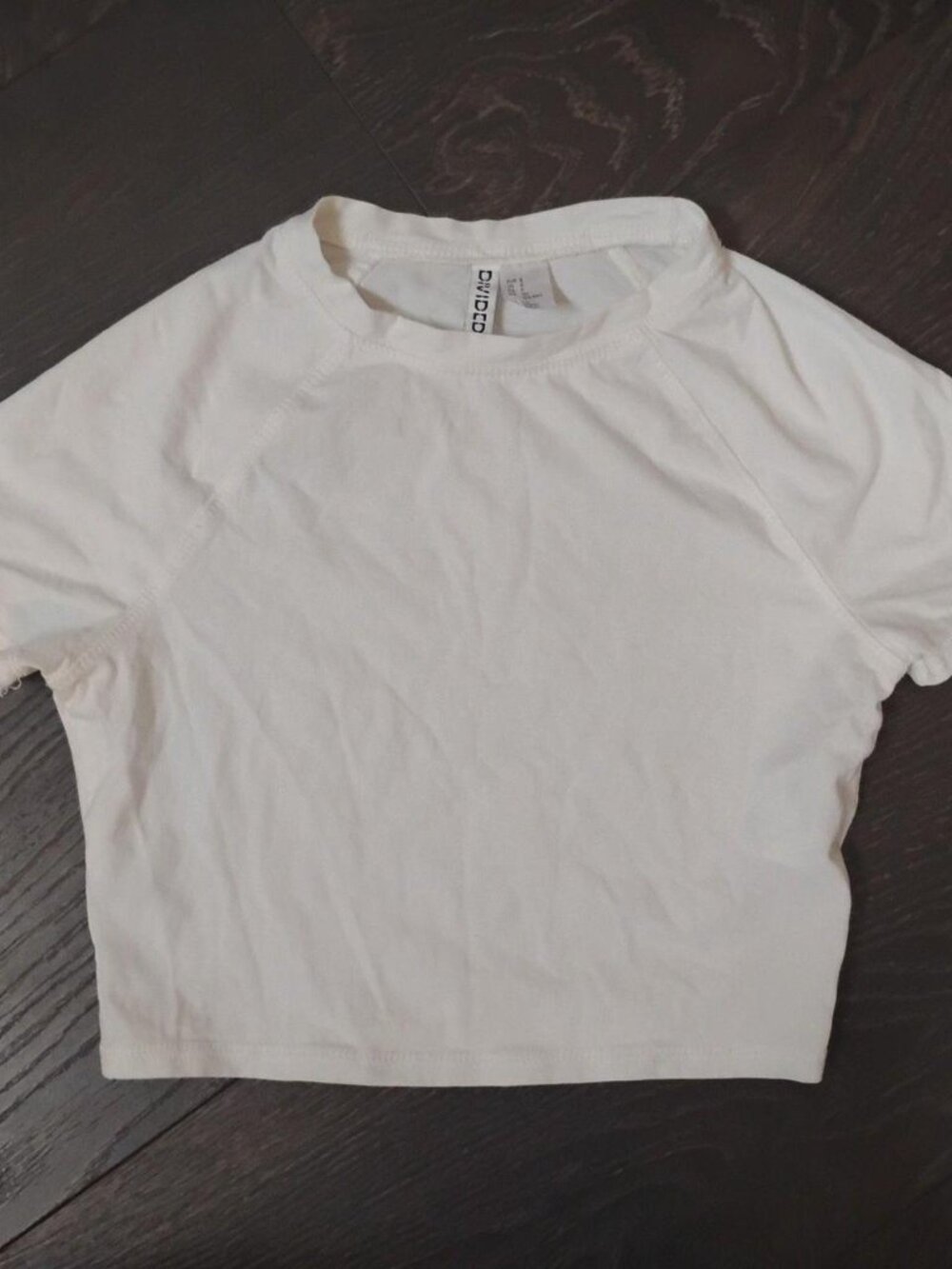 H&M Women's White Crop-top